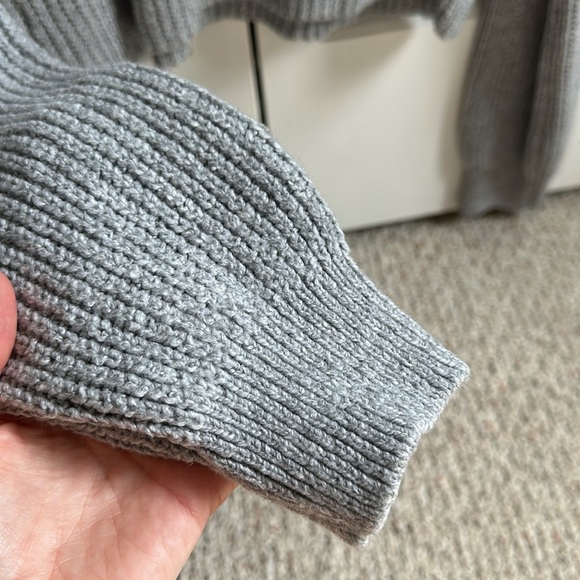 BP rib crop crewneck sweater - Picture 3 of 6